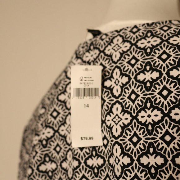 Banana Republic Wrap Dress with Tie Sleeve Size 14 NWT - Picture 4 of 13